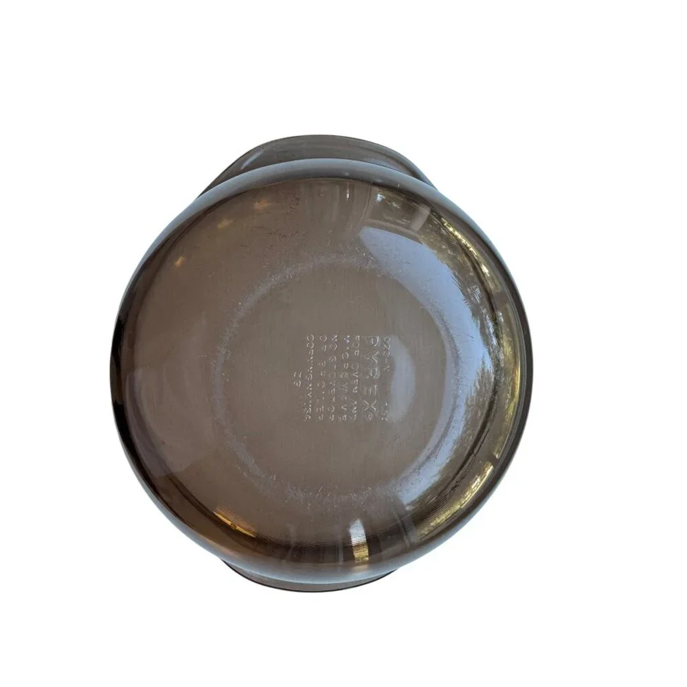 Vintage‎ Pyrex Visions 023-N Amber Glass 1.5 Qt Round Casserole Serving Dish